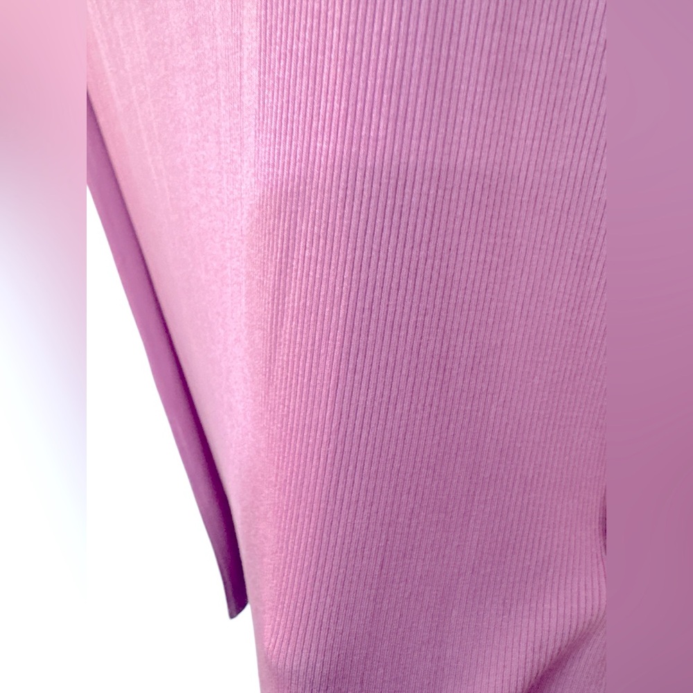State of the day Pink Striped Sleeveless Intimates Ribbed Maxi Lounge - Picture 4 of 5